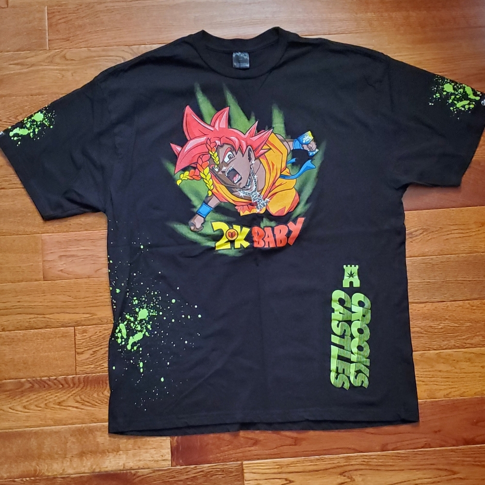 Crooks and Castles 2k Baby shirt Size XL